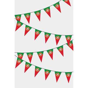 Portuguese Triangular <b>Banners</b> Guirlande Party Decorative Fanions - Product Image 1