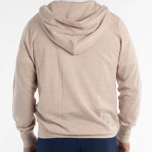 Sweat-shirt à capuche en polaire pour homme, fermeture éclair intégrale, impression numérique personnalisable, séchage rapide, respirant, pour l'hiver - Product Image 2