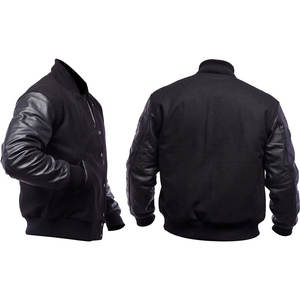 Veste universitaire respirante pour homme, manches régulières, fermeture à un bouton, style universitaire tendance, veste décontractée pour tous les jours - Product Image 1