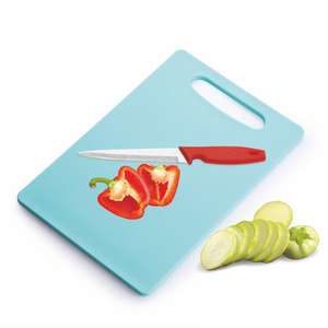 Tabla de cortar de plástico Superficie antideslizante Tabla de cortar duradera para verduras Frutas Carne y uso diario en la cocina - Product Image 4