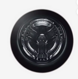 Panneau de verre noir pour porte de lave-linge à chargement frontal, composant d'appareil électroménager - Product Image 1