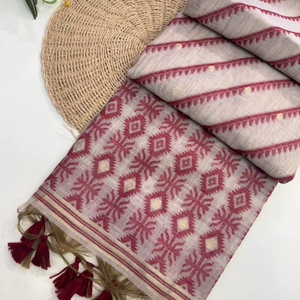 Saree indien le plus exclusif des exportations dernier traditionnel doux Mul coton pour la fête mariage Festival porter femmes chemisier le plus vendu - Product Image 1