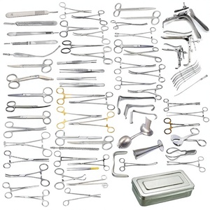 ชุดผ่าตัดนรีเวชวิทยา195ชิ้นใหม่พ่อดีโปร CE ISO สแตนเลสอุปกรณ์ ob/gynn นำมาใช้ใหม่แหล่งพลังงานคู่มือ - Product Image 1