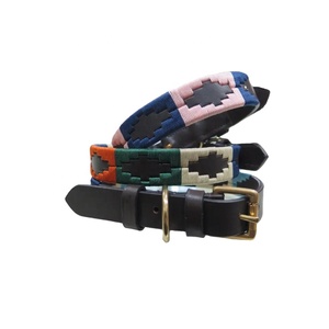 Luxury Reflective Leather <b>Dog</b> <b>Collar</b> Adjustable Training Walking Pet Accessories - Product Image 2