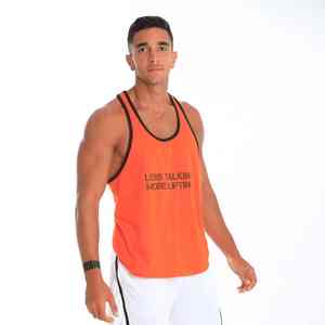 Débardeur de fitness d'été 100 % coton pour homme, imprimé en relief, débardeur sans manches en coton frais pour homme – Grande Vente - Product Image 5