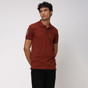 Polo pour homme de haute qualité, style décontracté d'été, manches courtes, 100% coton, imprimé, col classique - Product Image 1