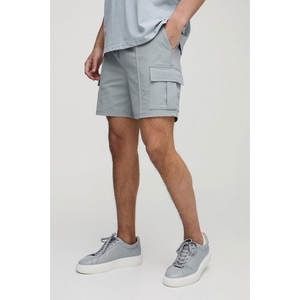 Pantalones cortos Cargo de algodón para hombre, ropa de calle informal de verano, pantalones cortos Cargo con múltiples bolsillos para hombre 2025 - Product Image 4