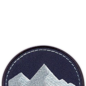 Écussons tissés de haute qualité, écologiques, personnalisables, avec un design de lettres anglaises, brodés avec l'inscription « Mountain View ADVENTURE » - Product Image 2