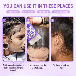 Etiqueta privada orgánica fuerte retención sin escamas y residuos de cera <span class=keywords><strong>para</strong></span> el cabello <span class=keywords><strong>para</strong></span> cabello rizado/encrespado - Product Image 6