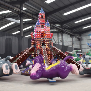 <span class=keywords><strong>Fournisseur</strong></span> d'attractions pour parcs d'attractions et fêtes foraines : Manège à commande manuelle en acier et PRV, couleur personnalisée, thème avion, modèle Nova Rides - Product Image 2