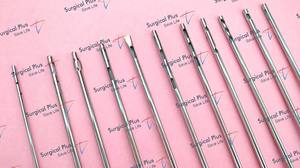 Liposuccion, transfert de graisse Luer Lock, Se 4mmx25cm & poignée, chirurgie esthétique en plastique - Product Image 4