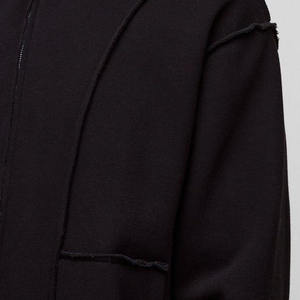 เสื้อฮู้ดสวมหัวผ้าฟลีซของผู้ชายเสื้อสเวตเชิ้ตมีฮู้ดทรงหลวมมีกระเป๋า - Product Image 3