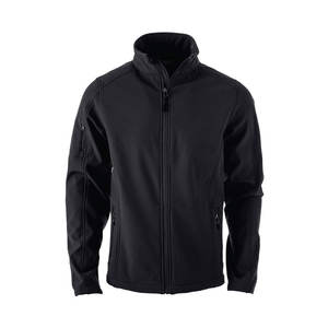 Conception personnalisée Vêtements de travail d'hiver Veste softshell zippée doublée en polaire imperméable et coupe-vent pour hommes - Product Image 1