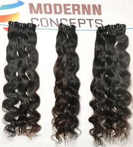Natural Cuticle Aligned Virgin Indian Temple Human Hair Extensions Bodywave Raw Unprocessed <b>Wig</b> Loose Deep Super Wave Curls - Product Image 5