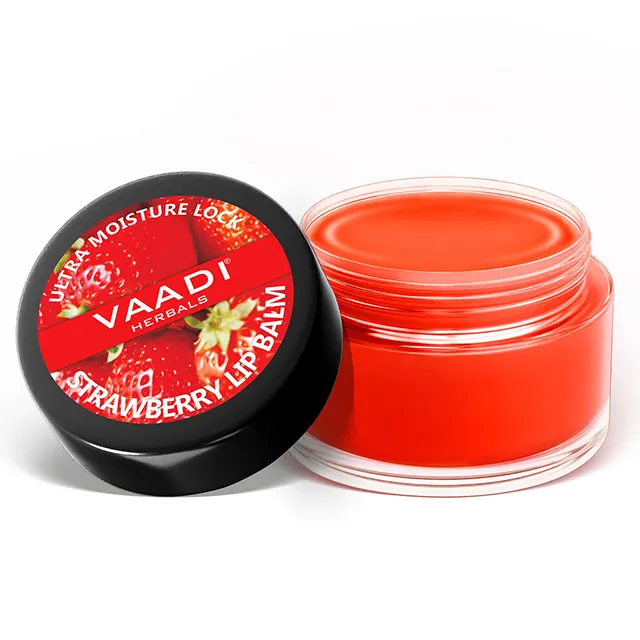 Bálsamo Labial Vaadi Herbals, Morango e Mel, 10g