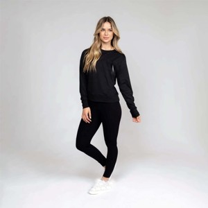 Sudadera deportiva de cuello redondo PARA MUJER: duradera y elegante para hacer ejercicio, yoga y uso diario - Product Image 1