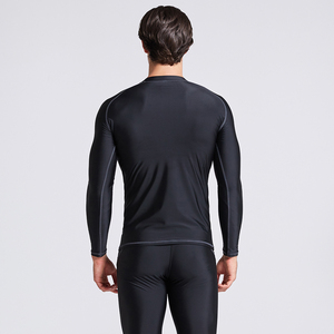 quick dry <b>Long</b> <b>Sleeve</b> Rashguard Men Swimsuit <b>Tops</b> <b>Swimming</b> Suit UPF 50+ Beach Rash Guard Diving Surfing Shirt for men - Product Image 2