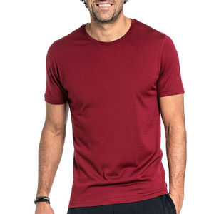 Top qualité hommes T-Shirts coton été T-shirt Style à la mode T-Shirt couleur unie Fitness régulier lâche en gros T-Shirt hommes - Product Image 1