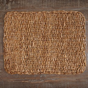 Manteles individuales de lujo de fibra marina para mesa de comedor, hechos a mano con rafia y hierba marina. - Product Image 6