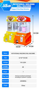 آلة رافعة تعمل بالعملة المعدنية، مخلب لعبة هدايا معدني وبلاستيكي عالي الجودة، لعبة أركيد للدمى المحشوة، ضمان سنة واحدة، باللغة الإنجليزية - Product Image 5