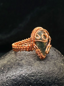 Anillo de piedras preciosas de labradorita hecho a mano Vintage Metal latón 15To20MM diseñador de moda joyería de piedra Natural para regalo de aniversario y ella - Product Image 4