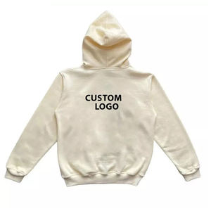 Sudadera con Capucha y Cremallera Completa para Hombre, de Algodón 100%, Impermeable, de Gran Calidad, Ajuste Holgado, con Estampado Puff, para Invierno - Product Image 4