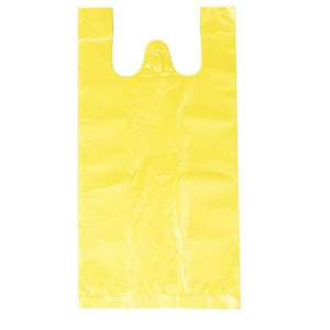 Offre Spéciale personnalisable couleur HDPE LDPE plastique T-Shirt sacs clair gousset sacs pour emballage T-Shirts - Product Image 6
