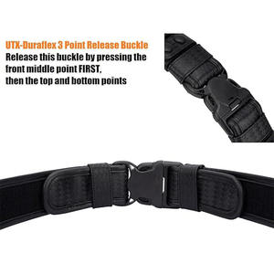 Ceinture Tactique Utilitaire en Cuir Pleine Fleur de Haute Qualité, Dernier Design, Boucle Automatique, Idéale pour le Travail en Extérieur - Product Image 5