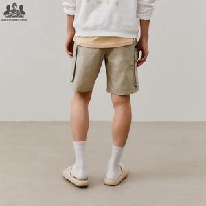 Pantalones Cortos Cargo de Algodón 100% para Hombre, Estilo Urbano |   Ropa Casual de Verano Transpirable y de Secado Rápido |   Pedido al por Mayor, Marca Privada, OEM - Product Image 5