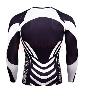 Latest <b>Design</b> Men <b>Compression</b> T-<b>Shirt</b> Fully <b>Customized</b> Light Weight Anti Wrinkle Breathable Spandex/Nylon Anti-UV Quick Dry - Product Image 2