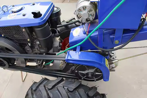 Pas cher Mini 22hp Massey Diesel électrique Démarrage tracteur à main cultivateur 4WD 2WD roues 151 181 châssis 30 70 160 180 40hp - Product Image 6