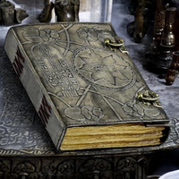 Livre Grimoire Hamunaptra, Journal en cuir égyptien, Livre des momies, Livre de sorts des défunts, Accessoire, Copie vintage, Fait main, Al Amir Handmade