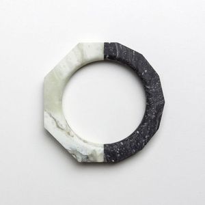 Porte-rond de serviette en marbre de cuisine dernière conception vaisselle prix le plus bas porte-anneau en tissu meilleure qualité porte-rond de serviette en marbre - Product Image 6
