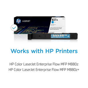 Cartucho de Tóner Cian Original HP 827A para LaserJet CF301A, Compatible con Impresoras, con Chip, para Uso en Varias Impresoras - Product Image 3