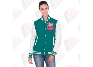 Venta caliente de las mujeres Casual Street Wear Varsity Jacket Nueva moda de impresión personalizada chaqueta transpirable para las mujeres - Product Image 2