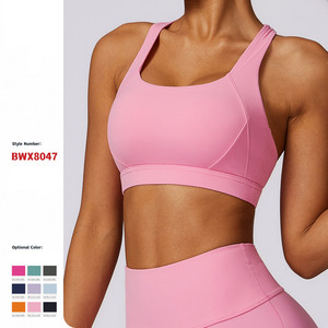 2025 sexy and Hot Sale Tight <b>Yoga</b> Vest Sports Bra Shockproof High-Intensity <b>Pilates</b> Running Outdoor Fitness <b>Yoga</b> Bra Clothing - Product Image 1