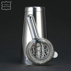 Outils de barre en acier inoxydable professionnels de 200mm Passoire à cocktail à ressort - Product Image 4