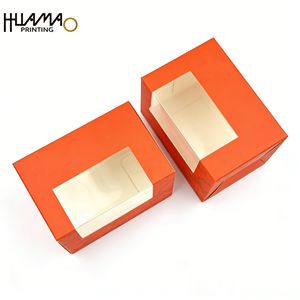 Caja de exhibición naranja para figuras de acción y modelos, caja de papel con logotipo personalizado, embalaje para coleccionables y juguetes transfronterizos - Product Image 5