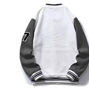 Chaqueta Letterman de Manga Regular para Hombre, Nueva Colección 2025, Estilo Urbano, Transpirable, con Logotipo Frontal, Precio al por Mayor, para Invierno - Product Image 2