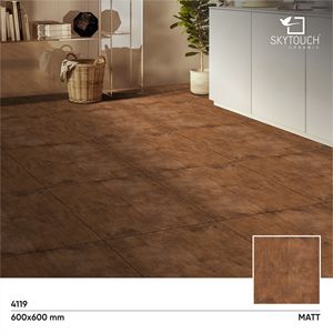 Colección marrón, azulejos de porcelana de superficie mate de alta calidad, azulejos esmaltados para suelo, 600X600MM para uso en proyectos del exportador líder - Product Image 3