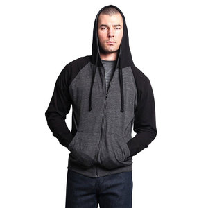 เสื้อฮู้ดสวมหัวสำหรับผู้ชายน้ำหนักเบาวัสดุสีทึบงานออกแบบโลโก้ได้ตามต้องการ - Product Image 6