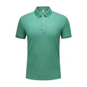 T-shirt polo pour homme, uni, impression personnalisée, sport, golf, vêtements de sport, séchage rapide, t-shirt de sport respirant à manches courtes, 100% coton - Product Image 2