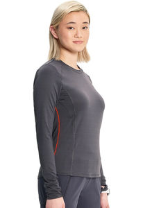 T-shirts médicaux pour femmes, sous-vêtements d'hôpital, manches longues, col rond, hauts sous-vêtements pour femmes - Product Image 4