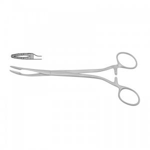 ฟองน้ำยึดคีมโค้งสำหรับ Ceps อุปกรณ์ผ่าตัดทั่วไปทำจากสเตนเลสสตีลต้องการของลูกค้า - Product Image 1