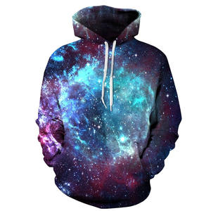 เสื้อฮู้ดของผู้ชายผ้าฝ้าย100% พิมพ์ซับลิเมชันระบายได้ดีน้ำหนักเบางาน OEM - Product Image 1