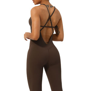 Trending New Yoga Fishbone Correas ajustables de una pieza Fitness Traje de una pieza Deportes Shaping Yoga Ropa Traje Mujer - Product Image 4