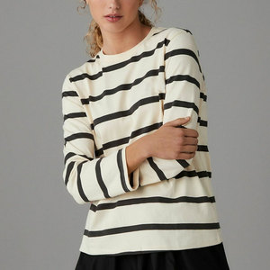 Precio al por mayor Venta directa de fábrica Mujeres Camisetas de manga larga/Bordado personalizado Impreso Diseño Mujeres Camisetas de manga larga - Product Image 6