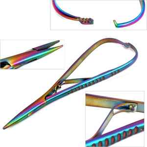 Pince Mathieu orthodontique dentaire de haute qualité, couleur arc-en-ciel, ligature 5.5, acier inoxydable, porte-aiguille manuel, certifié CE - Product Image 5