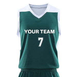 Ensemble d'uniformes de basket-ball pour hommes de la meilleure qualité, polyester/coton, sans manches, couleurs personnalisées, ensemble d'uniformes de basket-ball - Product Image 6
