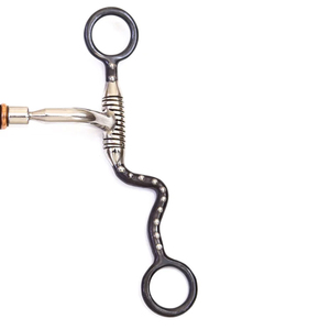 Vente en gros d'embouts en pointillés en argent Western de courses de chevaux d'entraînement en acier inoxydable personnalisés/embouts en pointillés en argent de meilleure qualité pour l'équitation - Product Image 4